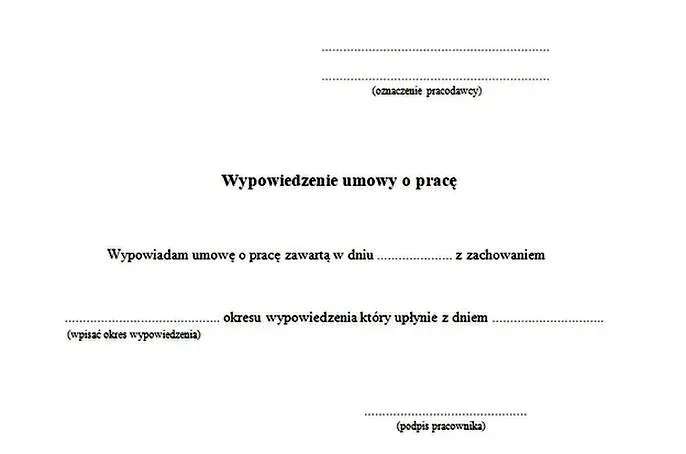 Jak wypowiedzieć umowę od razu gdy nie ma okresu wypowiedzenia